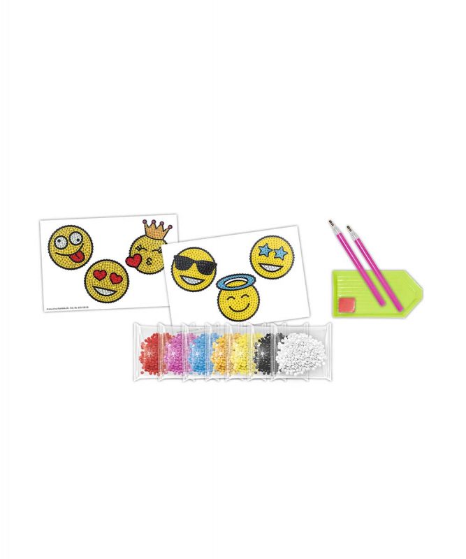 URSUS® Diamond Painting Sticker „SMILEYS“ Motiv: 06