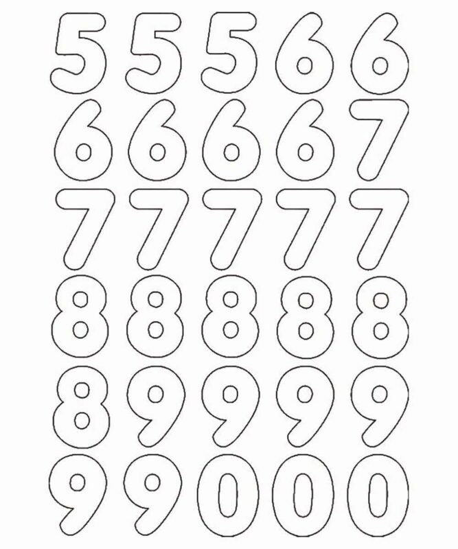 Blanko Magnete „Zahlen & Symbole“, 90 Stück Art.-Nr.: 43130099