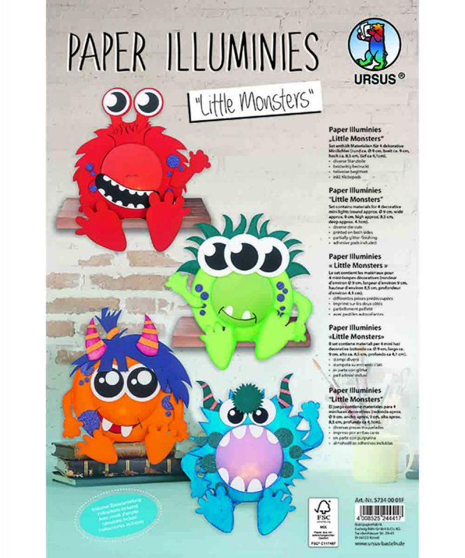 Paper Illuminies „Little Monsters“ Art.-Nr.: 57340001F