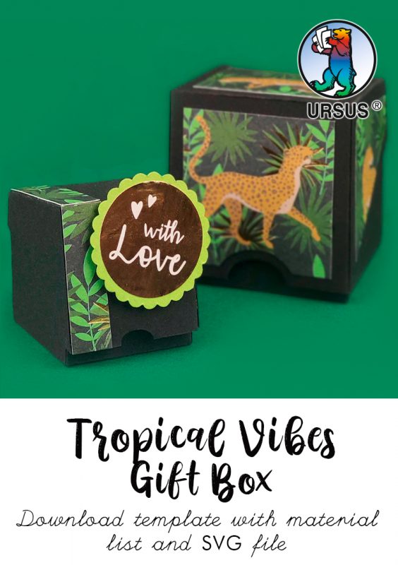 URSUS Tropical Vibes GiftBox Freebie SVG
