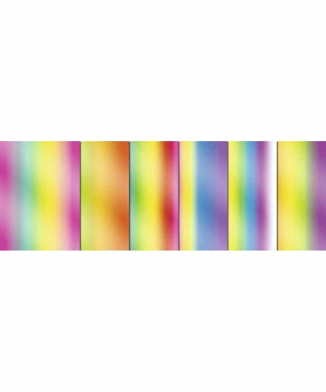 Regenbogen-Buntpapier 50 x 70 cm, sortiert in verschiedenen Farbkombinationen, Displaykarton 115 g/m² Art.-Nr.: 186009