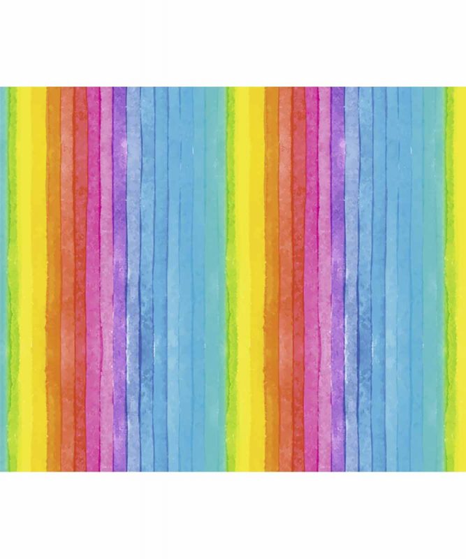 Transparentpapier „Regenbogen Streifen“ 50 x 61 cm, plano, 115 g/m² Art.-Nr.: 77660001