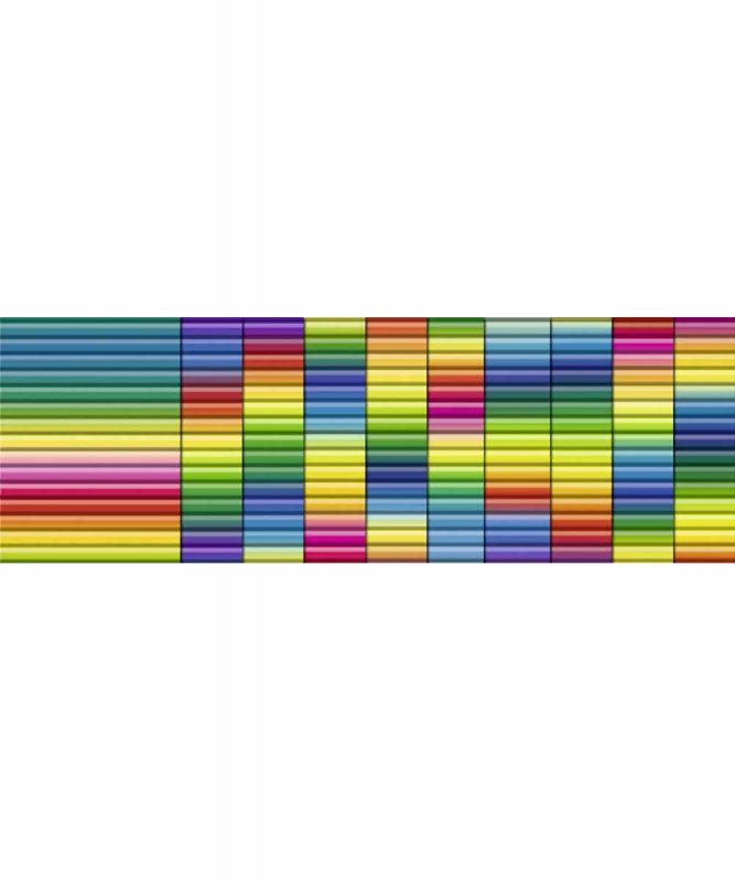 Regenbogen-Bastelwellpappe 23 x 33 cm, 10 Blatt sortiert in verschiedenen Farbkombinationen 260 g/m² Art.-Nr.: 9280099