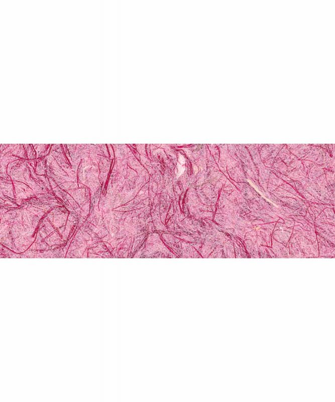 Graspapier Handgeschöpftes Naturpapier, mit Fasern vom Maulbeerbaum, 80 g/m² 23 x 33 cm, 5 Blatt, mit Banderole Art.-Nr.: 60720062 pink