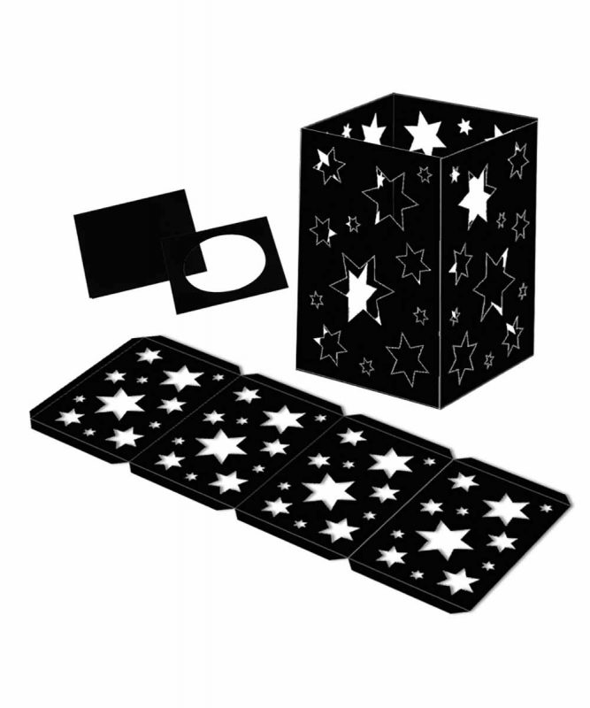 Laternen-Bastelsets gelasert 25x Laternenpackung „Sterne“ Art.-Nr.: 2330090